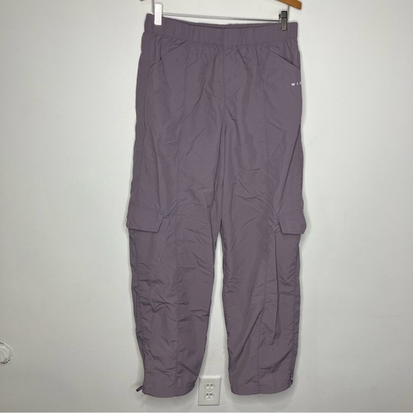 Wilo the label lavender cargo parachute pants size medium - Picture 1 of 7